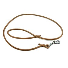 Kožené okrúhle vodítko 6mm / 120 cm čierne